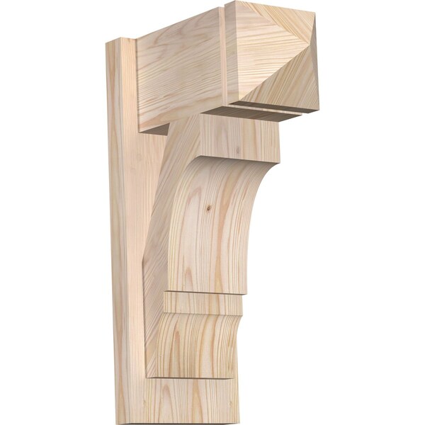 Ekena Millwork Balboa Arts & Crafts Smooth Outlooker, Douglas Fir, 7 1/2"W x 14"D x 22"H OUT08X14X22BOA03SDF - main